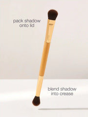 double-ended shader & blending eyeshadow brush