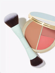 double ended cream face brush